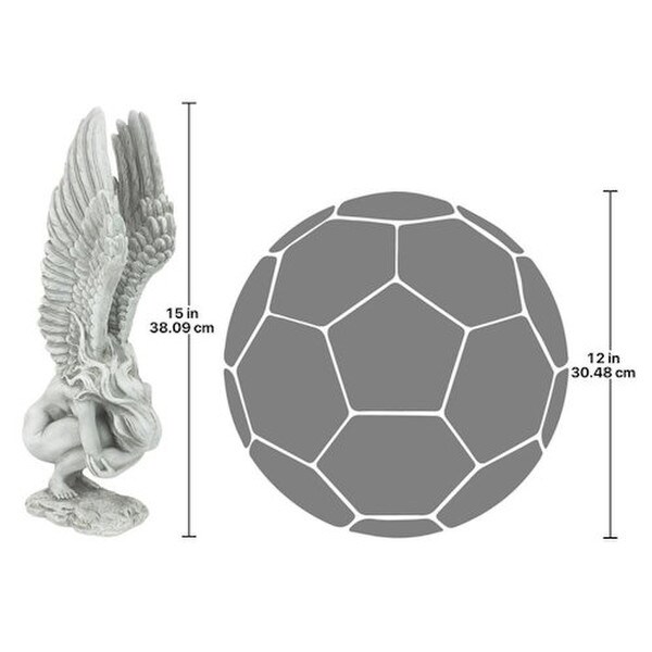 Remembrance and Redemption Crying Angel Statue exquisite sculptural style